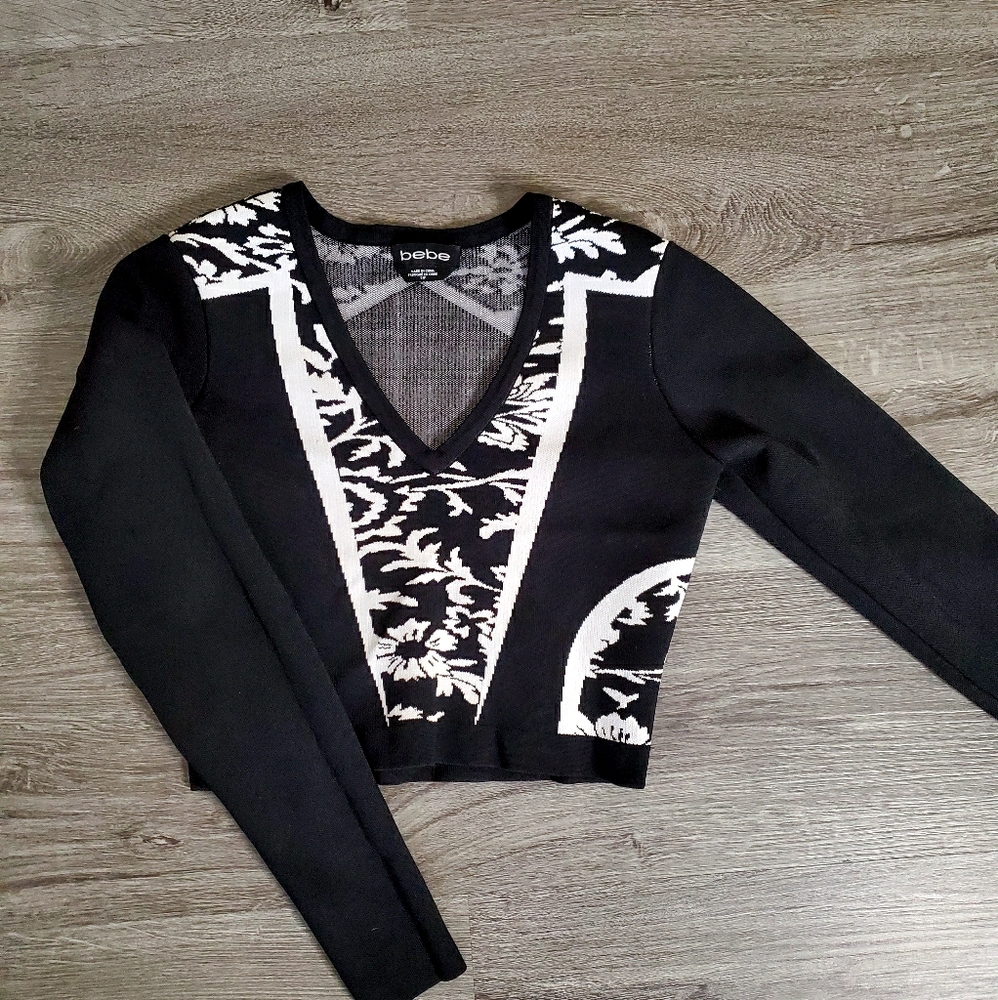 Bebe Cropped Sweater